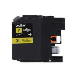 Original Brother LC103Y XL Yellow ink cartridge - High Yield