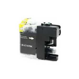 Compatible Brother LC107BK XXL Black ink cartridge - Super High Yield