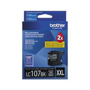 Original Brother LC107BK XXL Black ink cartridge - Super High Yield