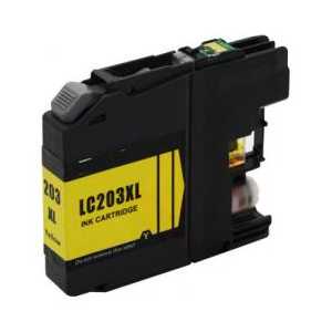 Compatible Brother LC203Y XL Yellow ink cartridge - High Yield