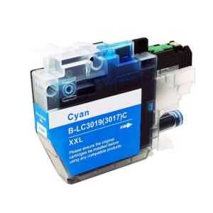 Compatible Brother LC3019C XXL Cyan ink cartridge - Super High Yield