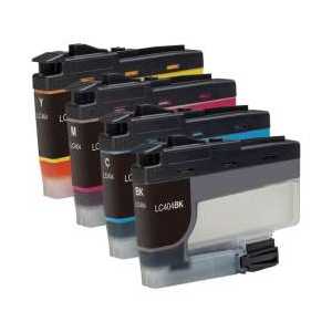 Compatible Brother LC404 ink cartridges - 4 pack