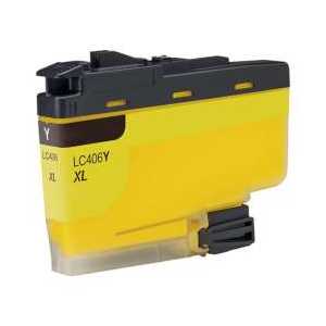 Compatible Brother LC406Y XL Yellow ink cartridge - High Yield