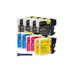 Compatible Brother LC65 ink cartridges - High Yield - 10 pack