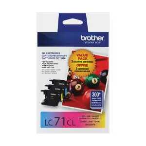 Original Brother LC71 ink cartridges, LC713PKS - 3 pack