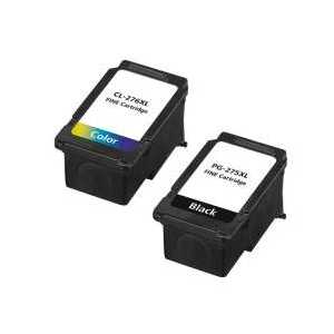 Remanufactured Canon PG-275XL, CL-276XL ink cartridges - High Yield - 2 pack