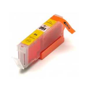 Compatible Canon CLI-251Y XL Yellow ink cartridge - High Yield