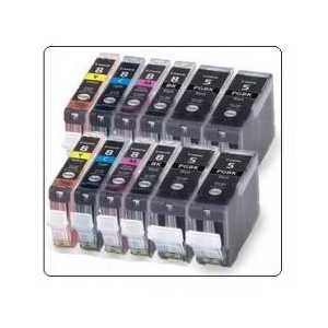 Compatible Canon CLI-8, PGI-5 ink cartridges - 12 pack