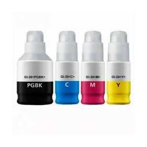 Compatible Canon GI-20 ink bottles - 4 pack