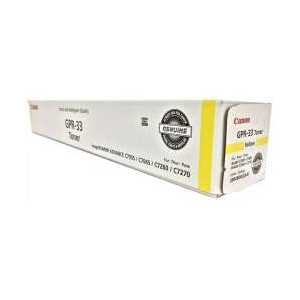 Original Canon GPR-33 Yellow toner cartridge, 2804B003AA, 52000 pages