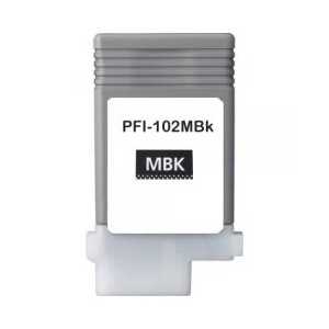 Compatible Canon PFI-102MBK Matte Black ink cartridge