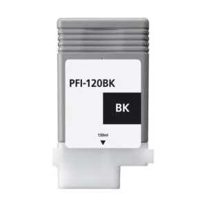 Compatible Canon PFI-120BK Black ink cartridge