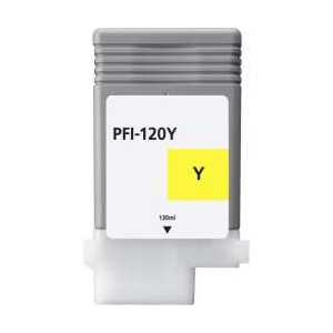 Compatible Canon PFI-120Y Yellow ink cartridge