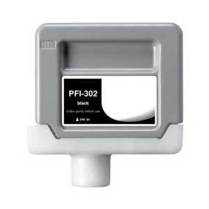 Compatible Canon PFI-302BK Black ink cartridge