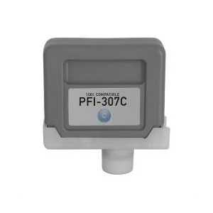 Compatible Canon PFI-307C Cyan ink cartridge