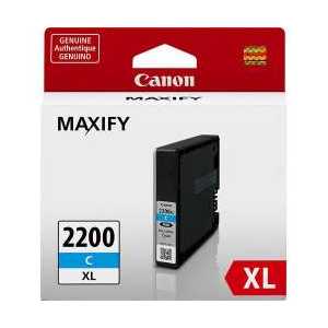 Original Canon PGI-2200C XL Cyan ink cartridge, 9268B001 - High Yield