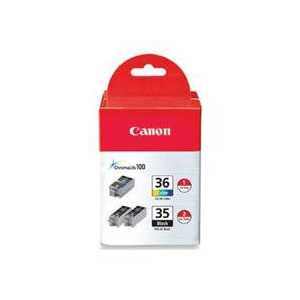 Original Canon PGI-35, CLI-36 ink cartridges, 1509B007 - 2 pack