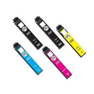 Remanufactured Epson 232 ink cartridges - 5 pack