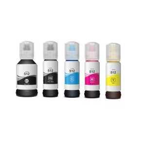 Compatible Epson 512 ink bottles - 5 pack