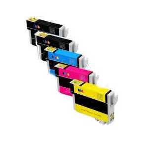 Remanufactured Epson 812XL ink cartridges - High Capacity - 5 pack