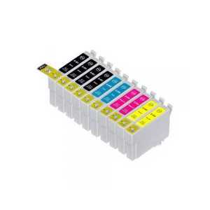 Remanufactured Epson 69 ink cartridges - 10 pack