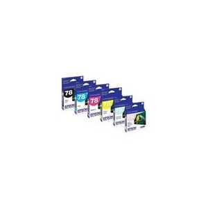 Original Epson 78 ink cartridges, T078920 - 6 pack