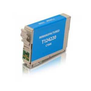 Remanufactured Epson 124 Cyan ink cartridge, T124220