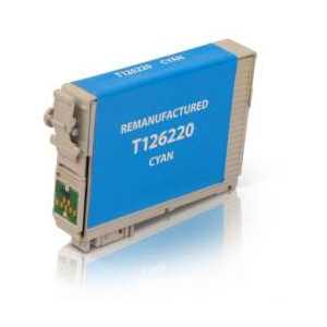 Remanufactured Epson 126 Cyan ink cartridge, T126220 - High Capacity