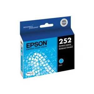 Original Epson 252 Cyan ink cartridge, T252220