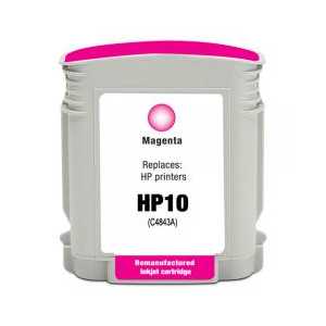 Remanufactured HP 10 Magenta ink cartridge, C4843A