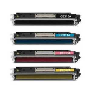 Compatible HP 126A toner cartridges - 4 pack