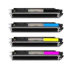 Compatible HP 130A toner cartridges - 4 pack