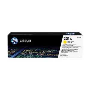 Original HP 201A Yellow toner cartridge, CF402A, 1400 pages