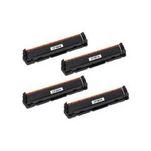 Compatible HP 202A toner cartridges - 4 pack