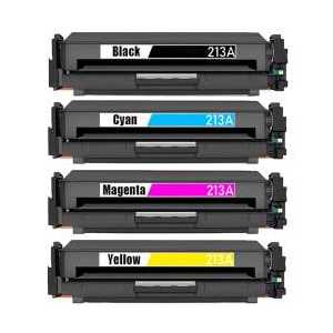 Compatible HP 213A toner cartridges - 4-pack