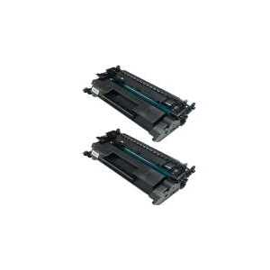 Compatible HP 26A toner cartridges, CF226A, 2 pack