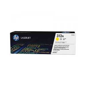 Original HP 312A Yellow toner cartridge, CF382A, 2700 pages