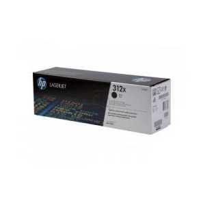 Original HP 312X Black toner cartridge, High Yield, CF380X, 4400 pages