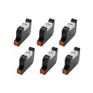 Remanufactured HP 45 ink cartridges - 6 pack