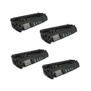 Compatible HP 49A toner cartridges, Q5949A - 4 pack