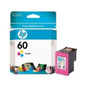 Original HP 60 Tricolor ink cartridge, CC643WN