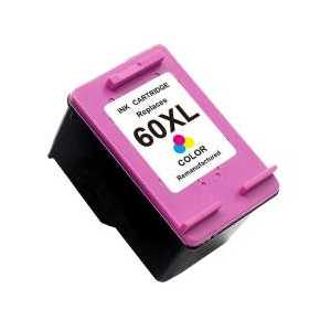 Remanufactured HP 60XL Tricolor ink cartridge, CC644WN - High Yield