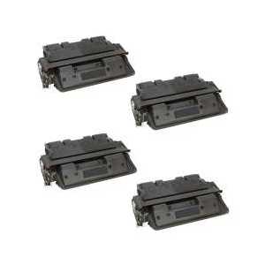 Compatible HP 61X toner cartridges, C8061X - High Yield - 4 pack