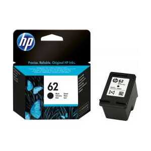 Original HP 62 Black ink cartridge, C2P04AN