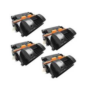 Compatible HP 64X toner cartridges, CC364X - High Yield - 4 pack