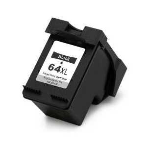 Remanufactured HP 64XL Black ink cartridge, N9J92AN - High Yield