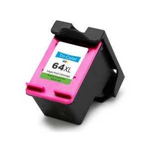 Remanufactured HP 64XL Tri-color ink cartridge, N9J91AN - High Yield