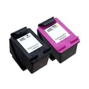 Remanufactured HP 65XL ink cartridges - High Yield - 2 pack