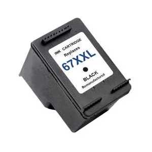 Remanufactured HP 67XXL Black ink cartridge, 3YM59AA - Extra High Yield