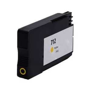 Remanufactured HP 712 Yellow ink cartridge, 3ED69A